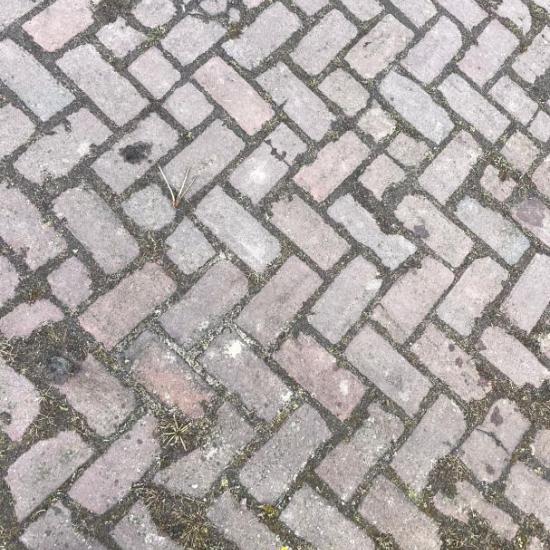 WHAR Oude gebakken klinkers, Keiformaat rood-bruin