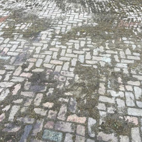 WHAR Oude gebakken klinkers, Keiformaat rood-bruin