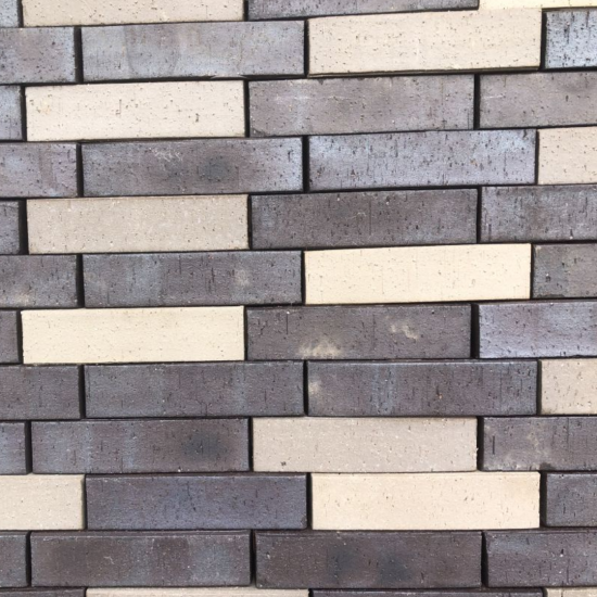 SBP10, Gebakken Klinkers, Waalformaat, Nieuw, Antraciet-Beige