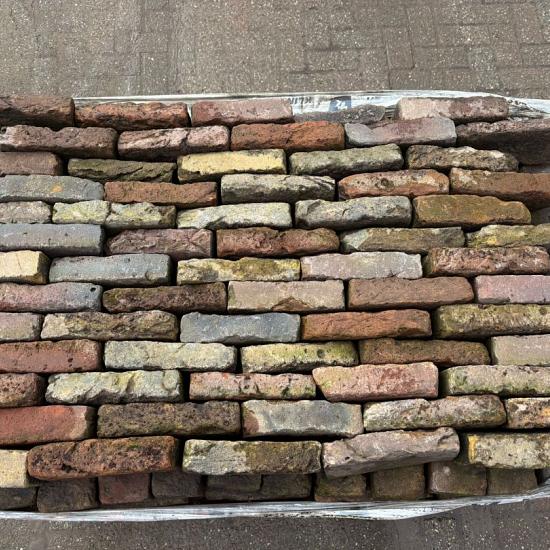 P082, Oude Gebakken Klinkers, Waalformaat, Genuanceerd