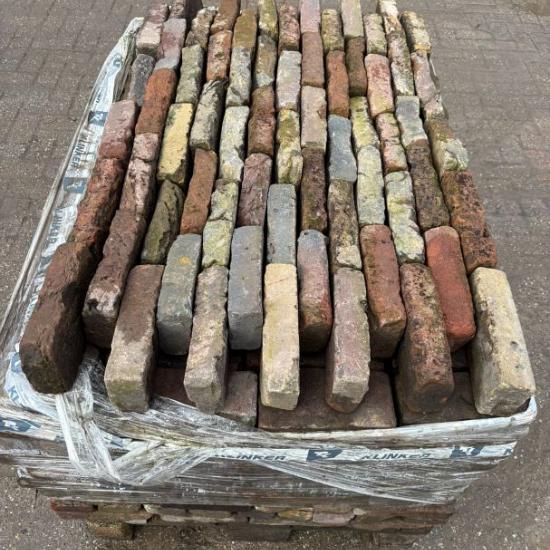P082, Oude Gebakken Klinkers, Waalformaat, Genuanceerd