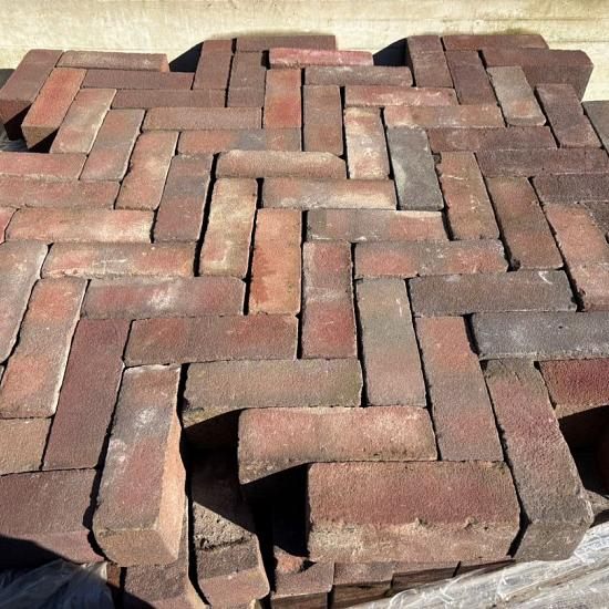 PP04, Gebakken Klinkers, Dikformaat, Rood-Paars