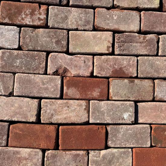 PP08, Gebakken Klinkers, Keiformaat, Rood-Bruin