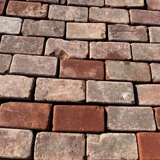 PP08, Gebakken Klinkers, Keiformaat, Rood-Bruin