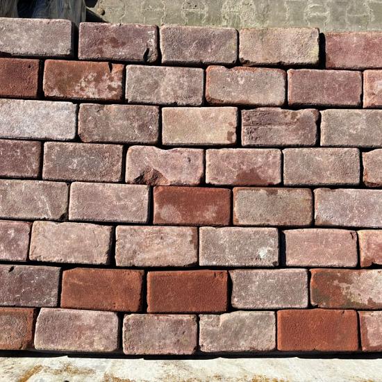 PP08, Gebakken Klinkers, Keiformaat, Rood-Bruin