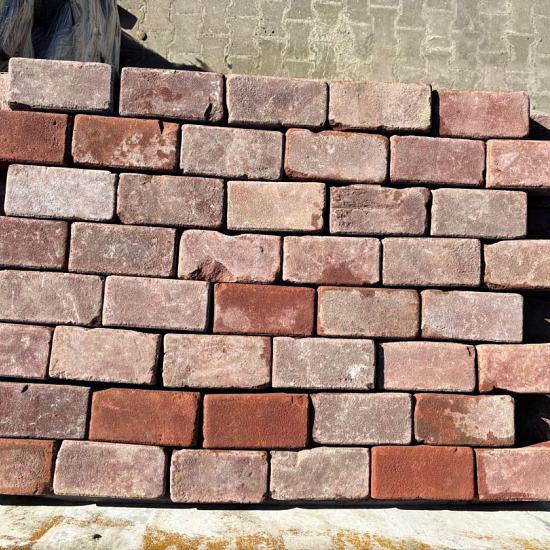 PP08, Gebakken Klinkers, Keiformaat, Rood-Bruin
