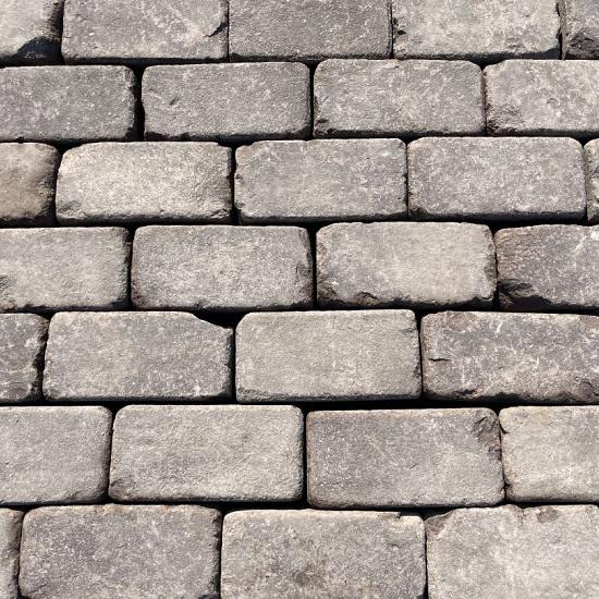 SBP15, Oude Gebakken Klinkers, Keiformaat, Mangaan