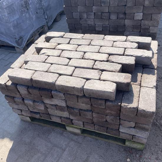 SBP15, Oude Gebakken Klinkers, Keiformaat, Mangaan