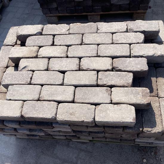 SBP15, Oude Gebakken Klinkers, Keiformaat, Mangaan