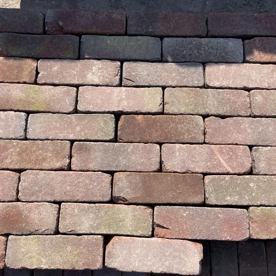 SBP25, Oude Gebakken Klinkers, Dikformaat, Rood-Bruin