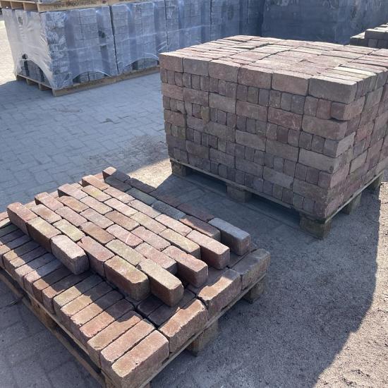 SBP25, Oude Gebakken Klinkers, Dikformaat, Rood-Bruin