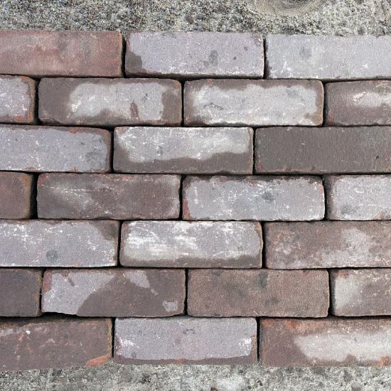 V38, Oude gebakken klinkers, Dikformaat Rood-bruin