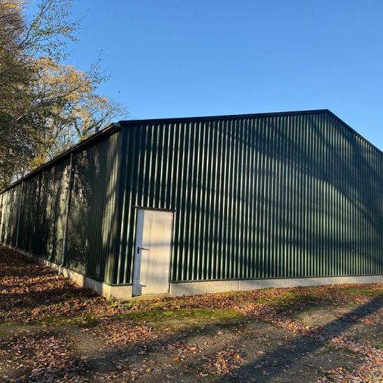 Prefab loods 28x16m – Hardeman staalconstructie – demontabel