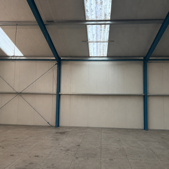 Prefab loods 28x16m – Hardeman staalconstructie – demontabel