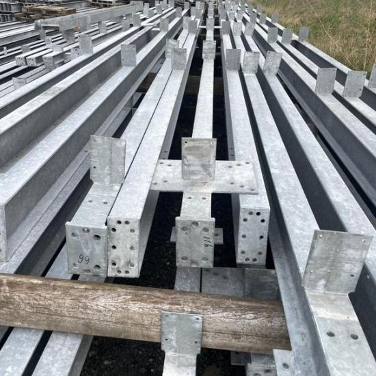 Spanten, Gedemonteerde constructie stal/schuur, Prijs per kilo, Los ijzer