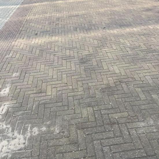 gebruikte betonklinkers dikformaat genuanceerd 8cm (Wvi)