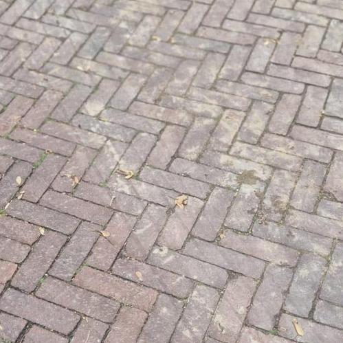 V07 Oude gebakken klinkers, Dikformaat Rood-Paars