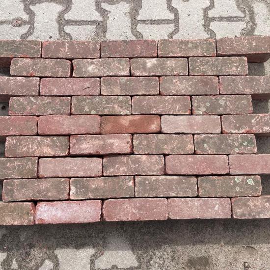 V50, Oude gebakken klinkers, Dikformaat, Rood
