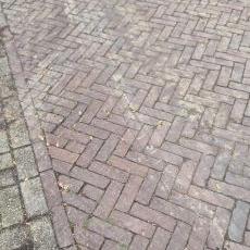V07 Oude gebakken klinkers, Dikformaat Rood-Paars