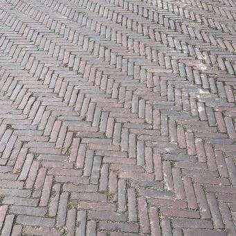 WTHA Exclusieve Oude gebakken klinkers, Waalformaat Rood-Paars