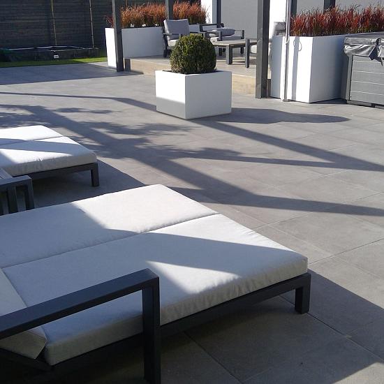 Solido Ceramica 30MM Cemento Smoke 40x80x3 cm.