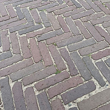 SBP29, Oude Gebakken Klinkers, Waalformaat, Rood-Paars