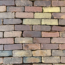 V03, Oude Gebakken Klinkers, Dikformaat, rood-Genuanceerd