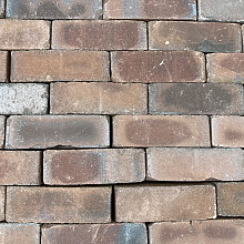Ca. 7m² Gebakken Klinkers, Dikformaat, Rood-bruin, Livorno
