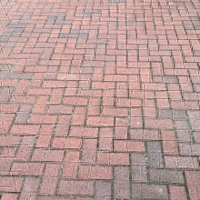 V66, Oude Gebakken Klinkers, Platkeiformaat, ABC-Klinkers, Rood-Bruin