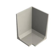 Keerwand CBHX 275 - 200/200X160X275 - BETONGRIJS