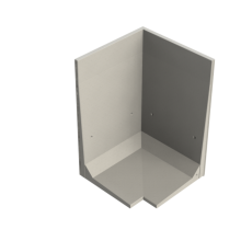 Keerwand CBHX 300 - 200/200X160X300 - BETONGRIJS