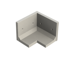 Keerwand CBH 75 - 100/100X60X75 - BETONGRIJS