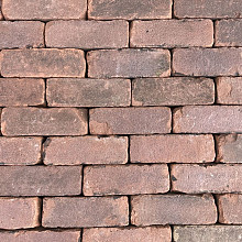 V11, Oude Gebakken Klinkers, Dikformaat, Rood-Bruin