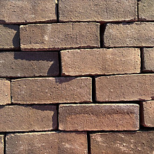 Ca. 8m², Gebakken Klinkers, Dikformaat, Bruin, P039
