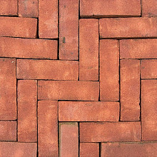 P035, Gebakken Klinkers, Rood-Bruin