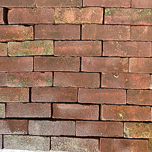 P027, Oude Gebakken Klinkers, Dikformaat, Rood-Bruin