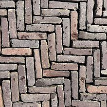 V47, Oude Gebakken Klinkers, Waalformaat, Rood-Paars