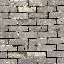 P073, Oude Gebakken Klinkers, Dikformaat, Rood-Bruin