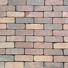 V51, Oude Gebakken Klinkers, Dikformaat, Rood-Bruin