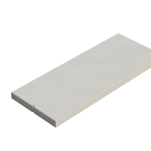 Betonplaat vlak - Wap. D6 - 250X100X12 - BETONGRIJS