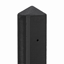 Betonpaal eindpaal, Antraciet gecoat, 10 x 10 x 280cm