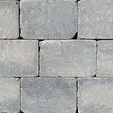 Pebblestones Plus , Grijs/Zwart, 20 x 30 x 6cm