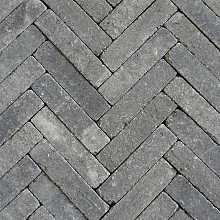 Retrostones Plus, Grijs/Zwart, 5 x 20 x 6,4cm