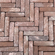 SBP15, Gebakken Klinkers, Waalformaat, Bruin-Rood