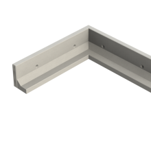 Keerwand CBHX 50 - 200/200X35X50 - BETONGRIJS