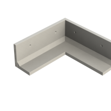 Keerwand CBHX 75 - 200/200X60X75 - BETONGRIJS