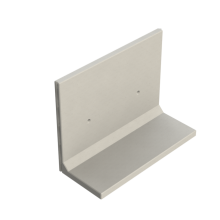 Keerwand CBX 150 - 200X85X150 - BETONGRIJS