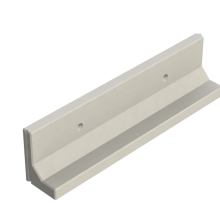 Keerwand CBX 50 - 200X35X50 - BETONGRIJS