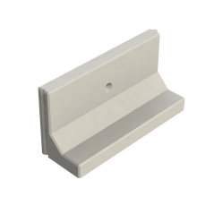 Keerwand CB 50 - 100X35X50 - BETONGRIJS