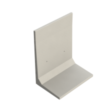 Keerwand CBX 250 - 200X135X250 - BETONGRIJS